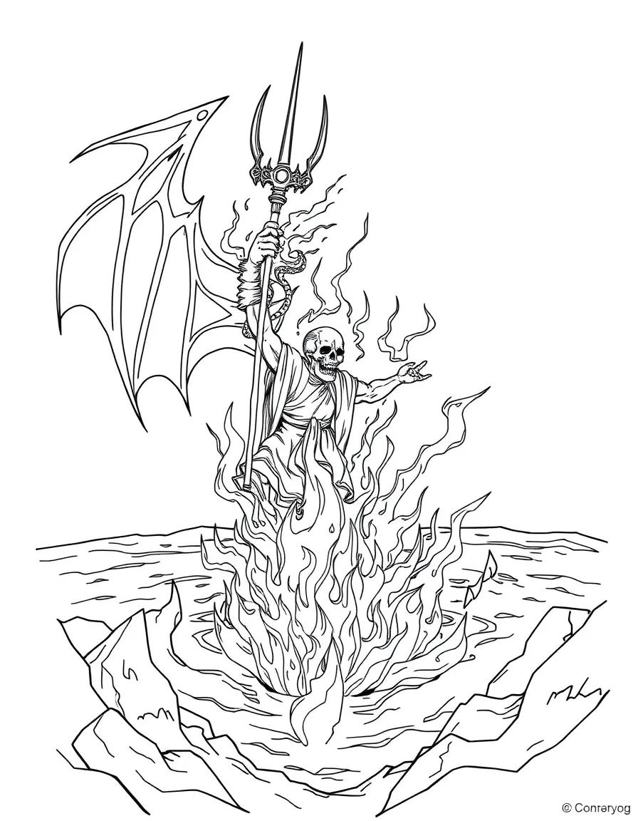 Death and Hades thrown into the lake of fire.