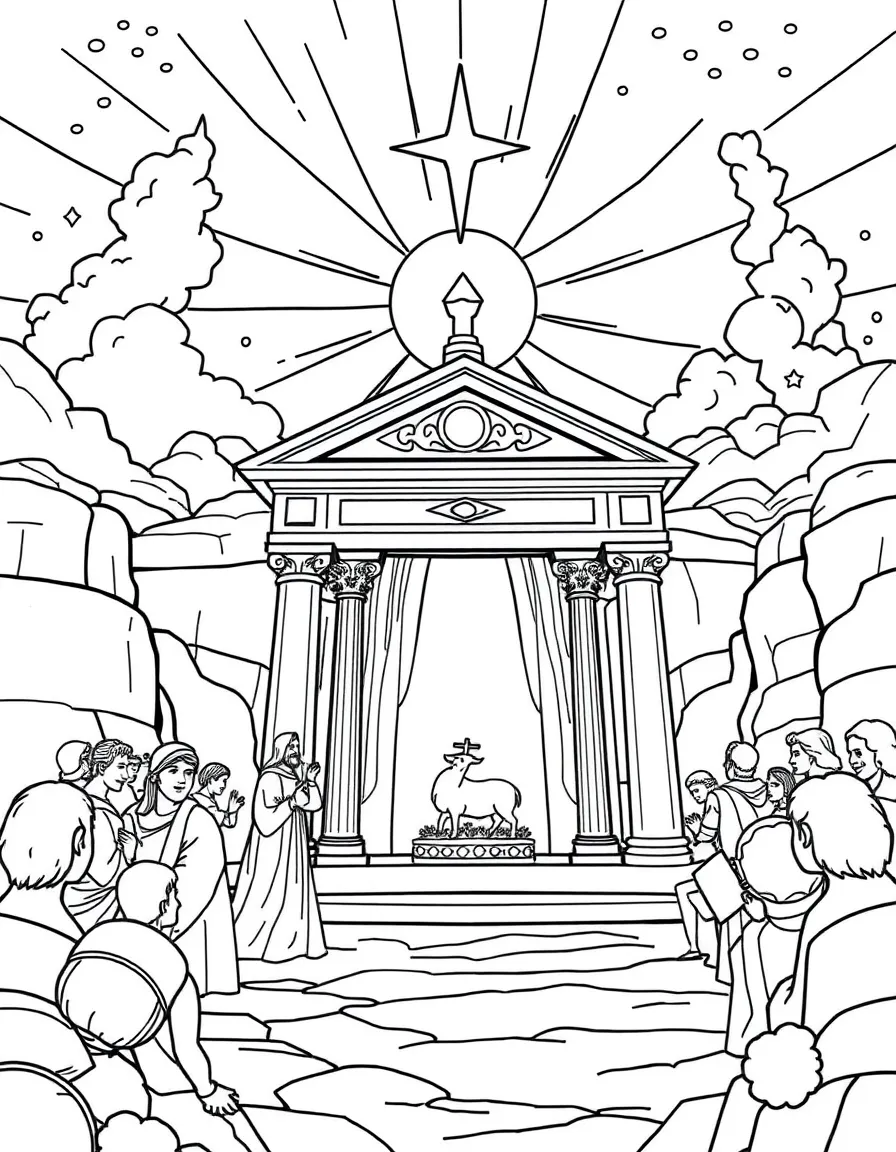 No temple in the New Jerusalem, because God and the Lamb are the temple.