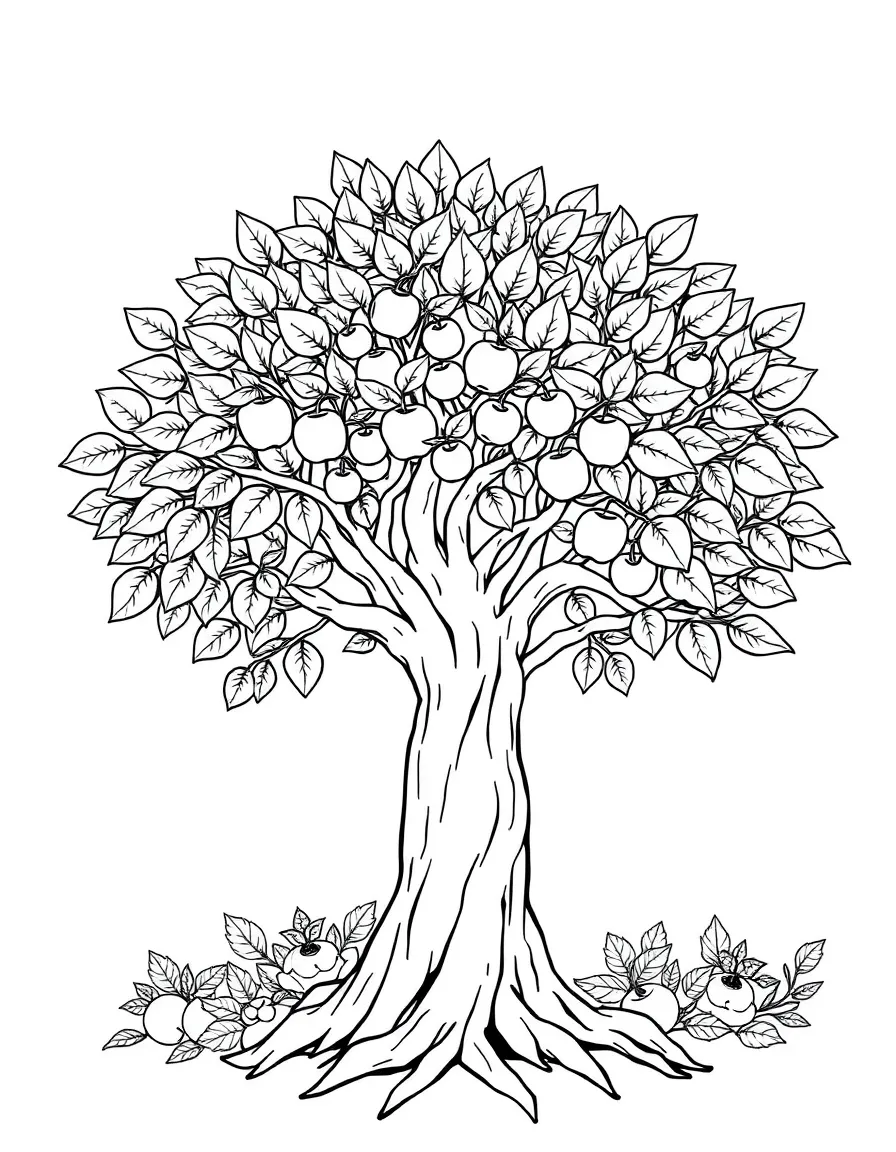 The tree of life yielding fruit every month, with leaves for healing.