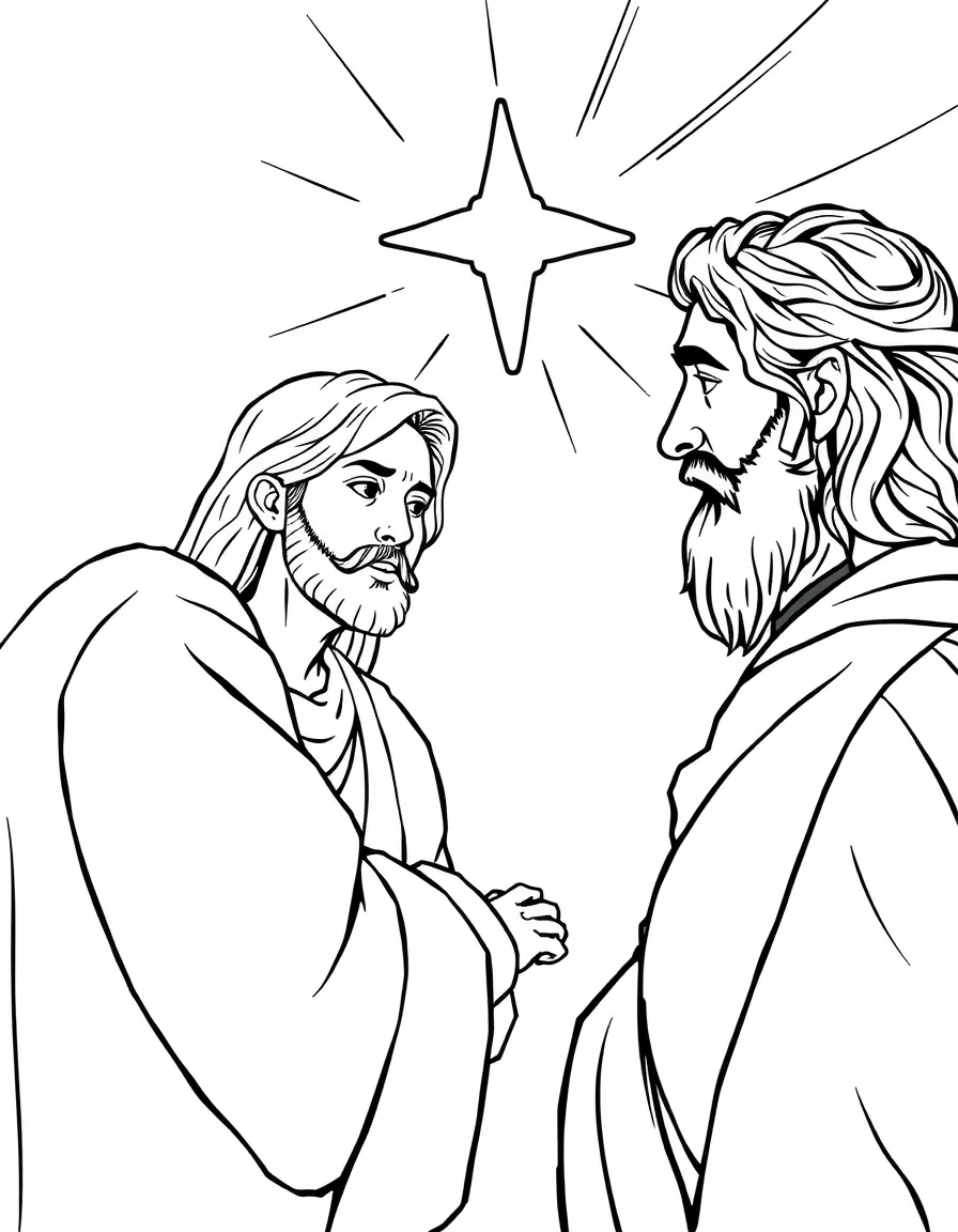 Servants of God serving Him, seeing His face.