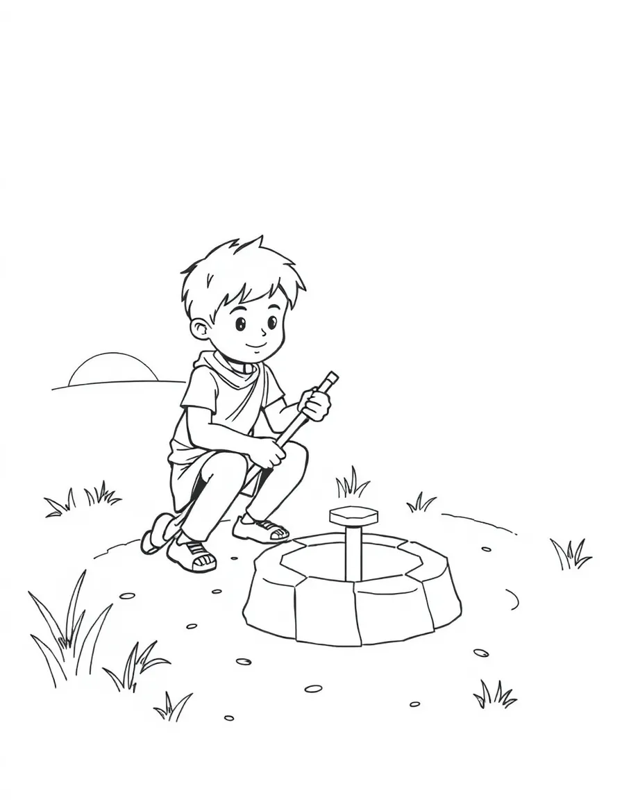 Isaac digging wells and encountering disputes.
