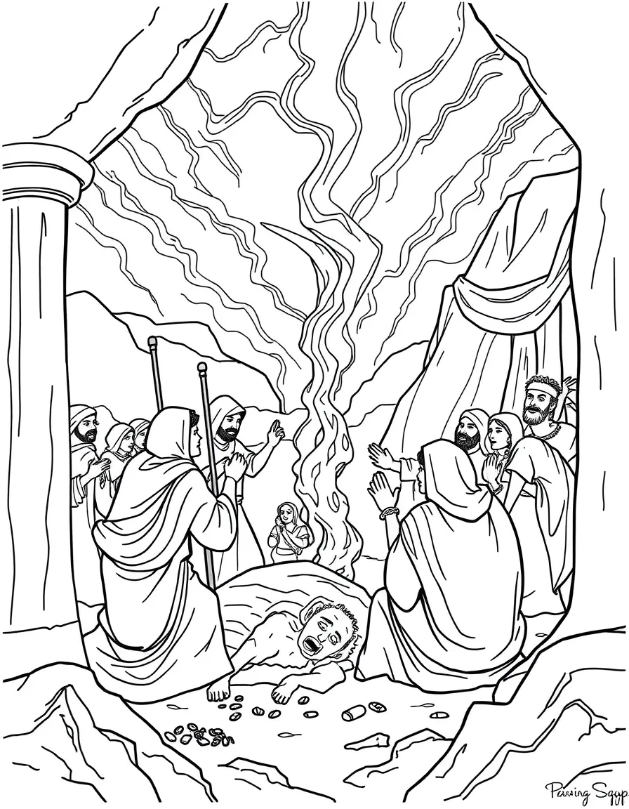 The ten plagues in Egypt: death of the firstborn.