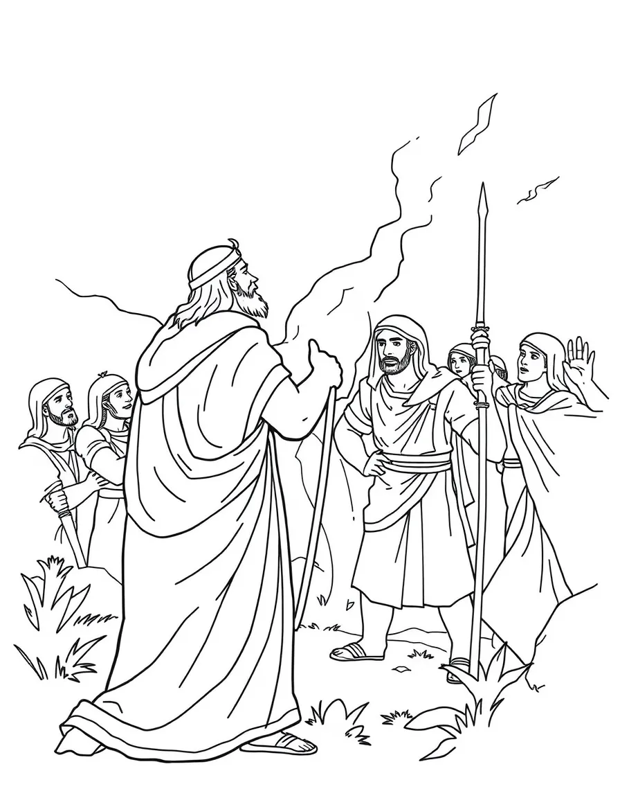 Jephthah's vow before battle.