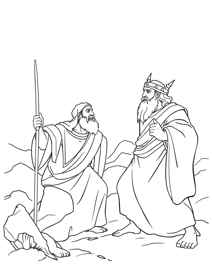 Sheba rebelling against King David.