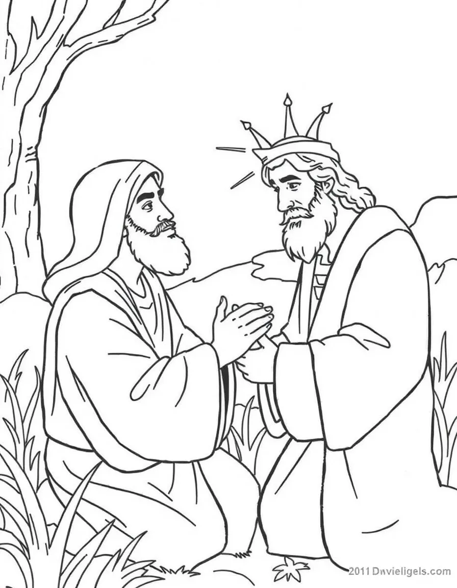 Isaac blessing Jacob instead of Esau.