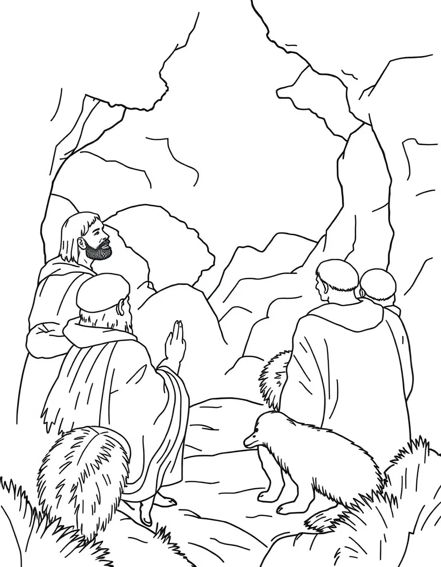 Paul's farewell to the elders of Ephesus, warning them about wolves.