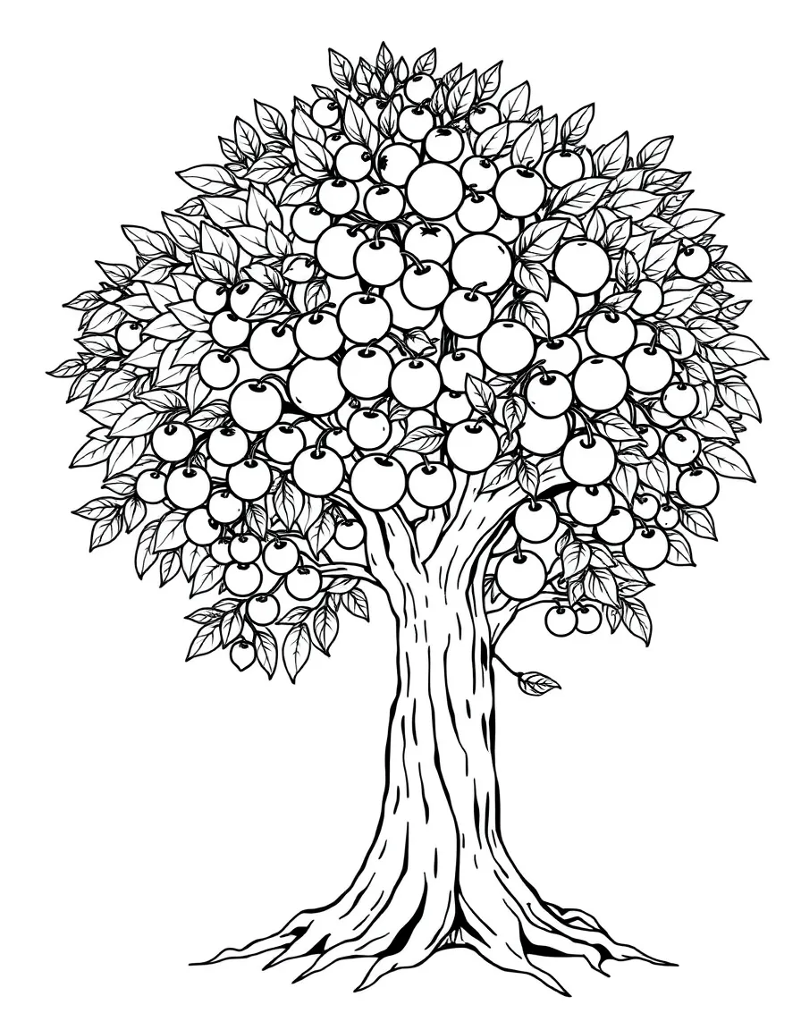 The tree of life, with abundant fruit.