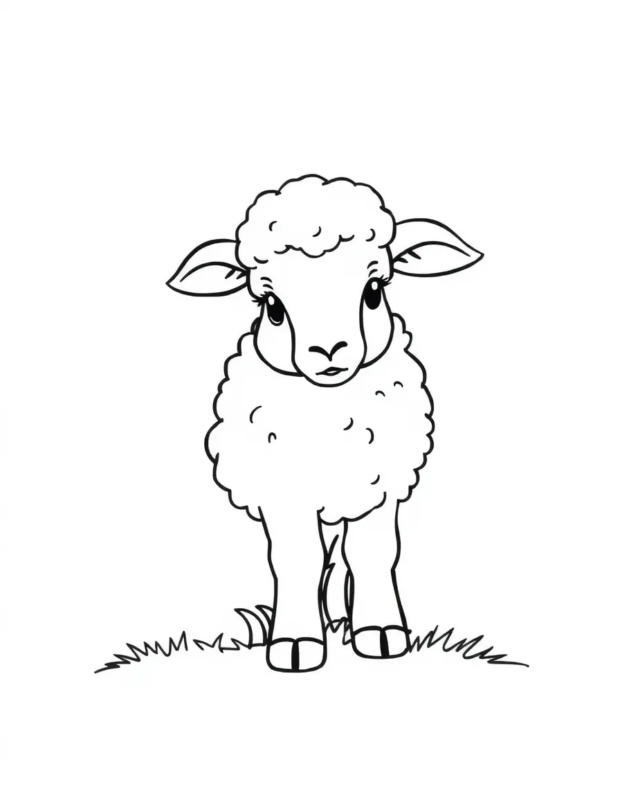 Jesus as the Lamb, gentle and strong.