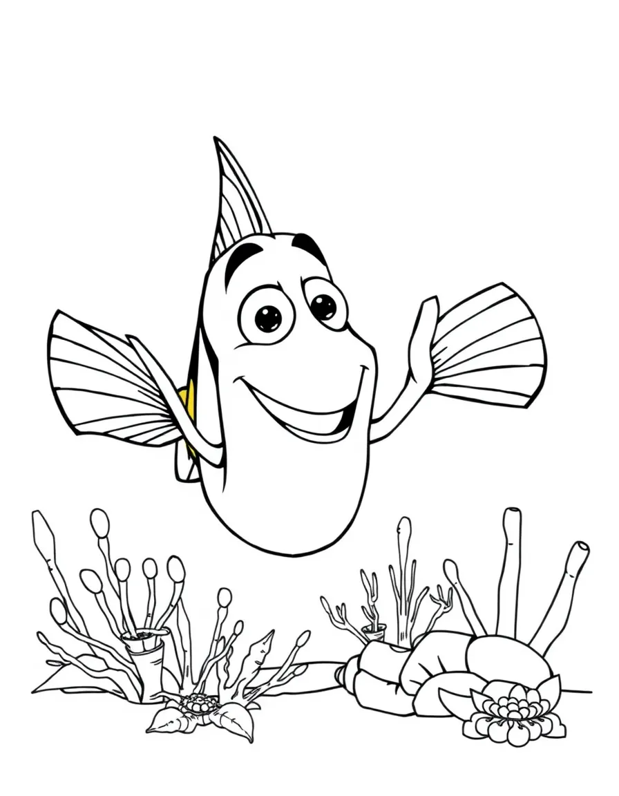 (Finding Nemo characters) Crush giving a high-five