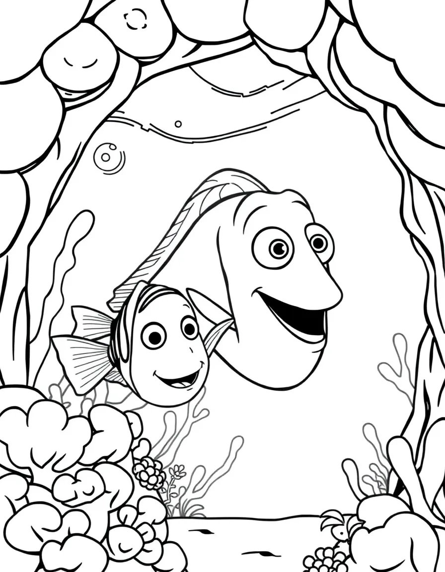 (Finding Nemo characters) Gill planning an escape
