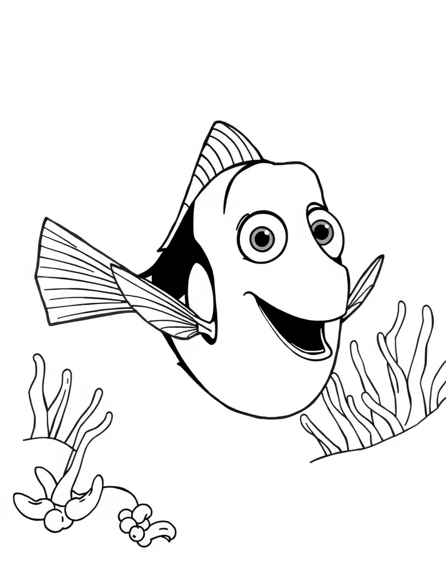(Finding Nemo characters) Jacques polishing the tank