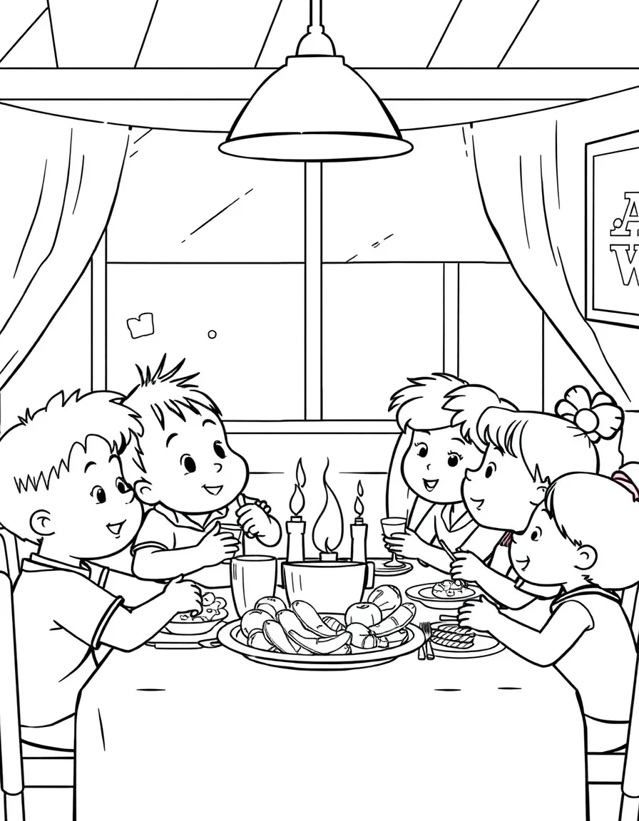 (Arthur TV series) The Read family having dinner together.