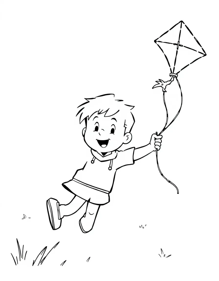 (Arthur TV series) Buster flying a kite.