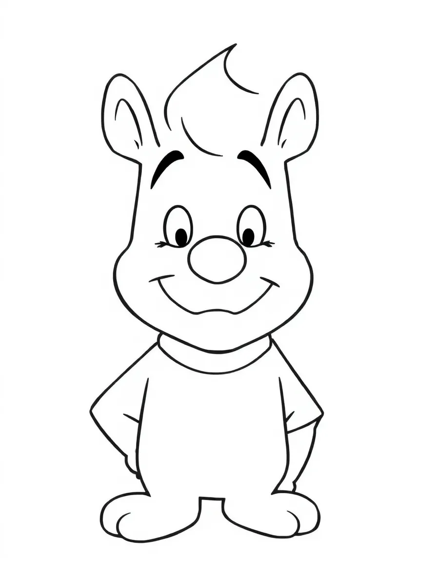 (Arthur TV series) D.W. making a funny face.