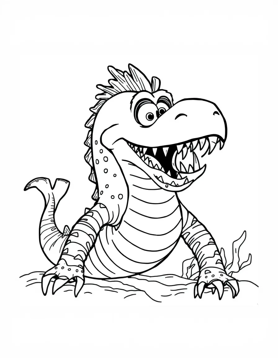 (Luca, movie) Alberto as a sea monster.