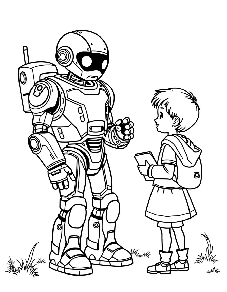 (future) A robot helping a child pack lunch.