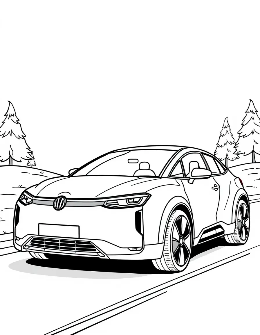(future) A car that can drive itself and respond to voice commands.
