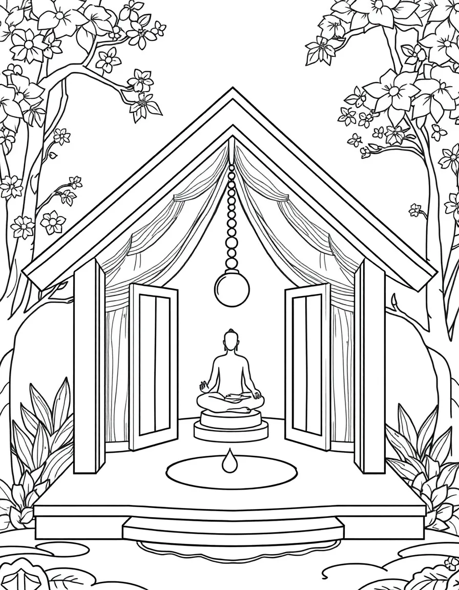 (future) A house with a built-in meditation room.