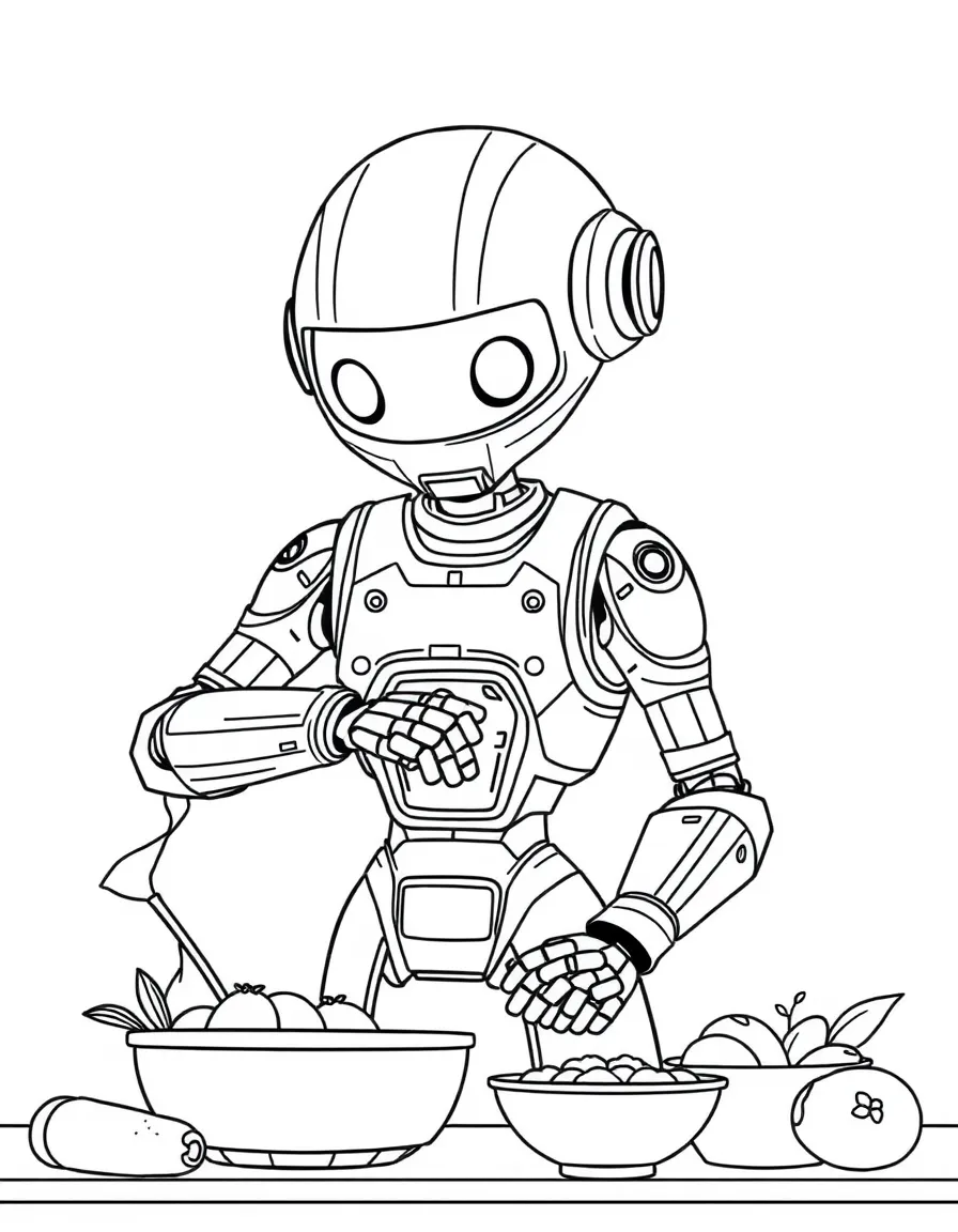 (future) A robot helping with cooking meals.