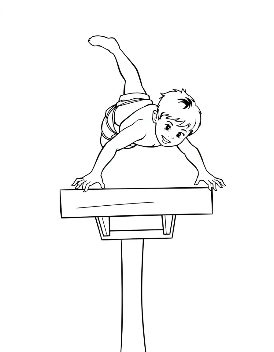 (sports) A child diving board