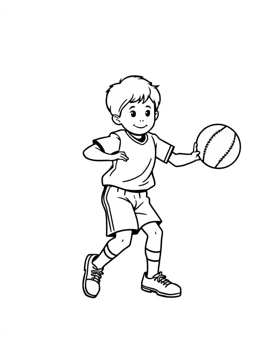 (sports) A child simple discus shape
