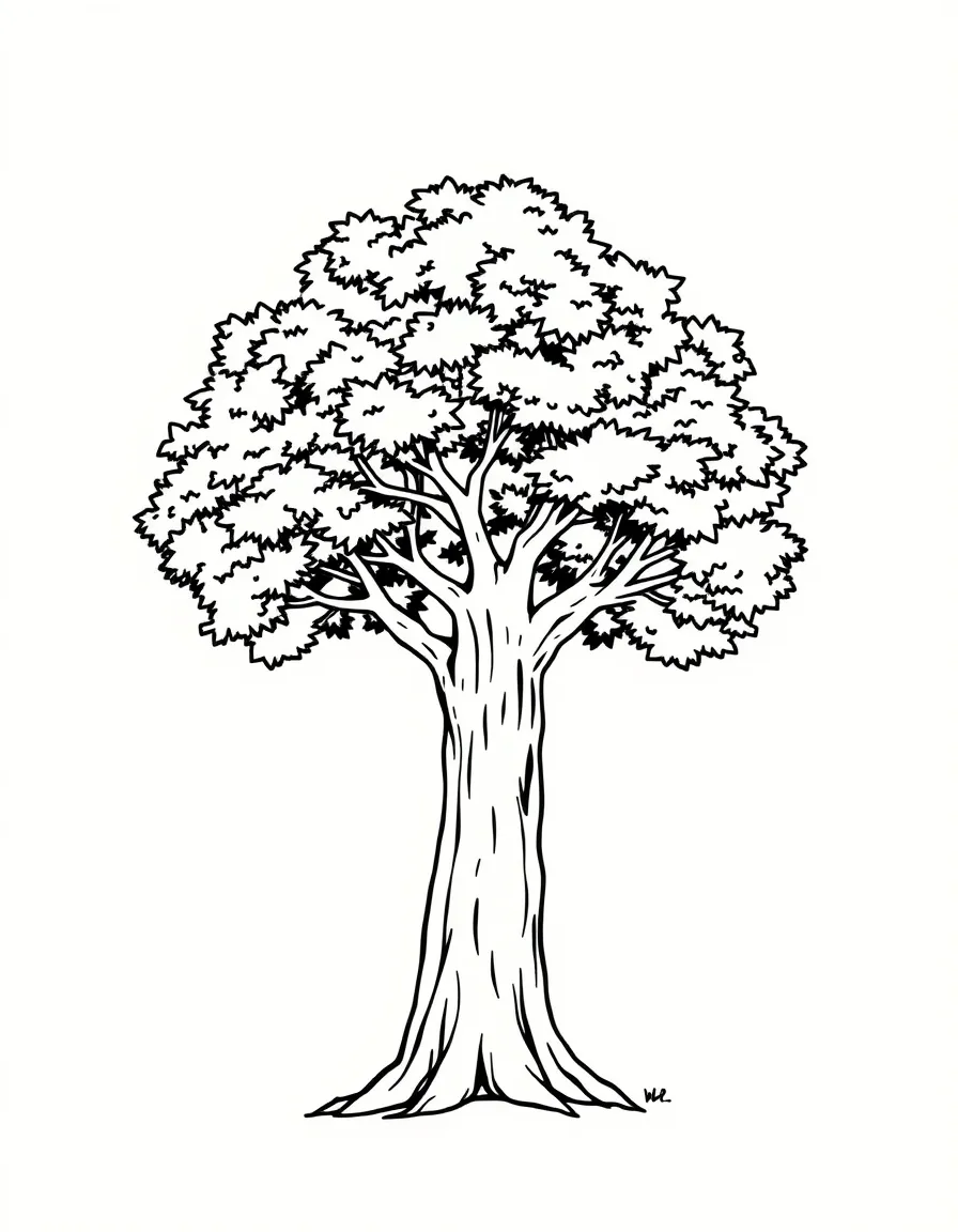 A proud tree standing tall.