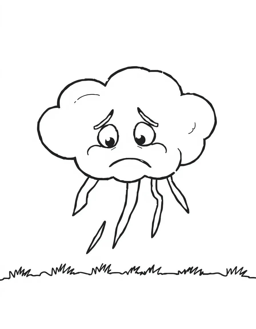 A worried cloud before a storm.
