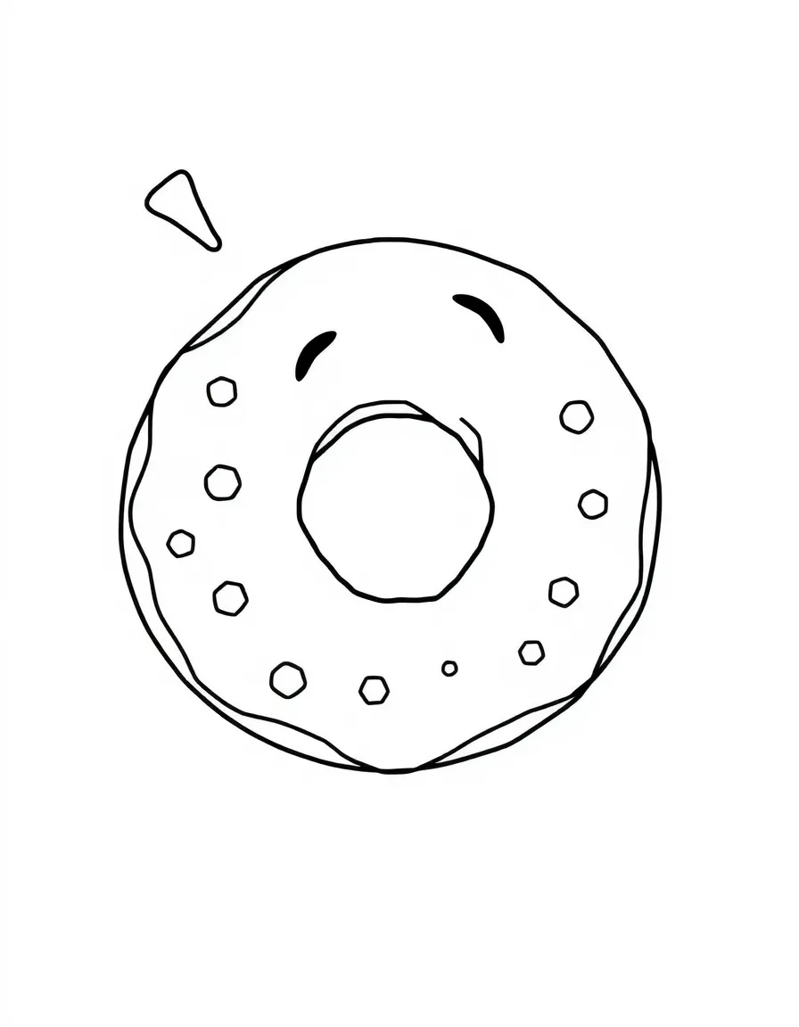 A confused donut with a missing hole.