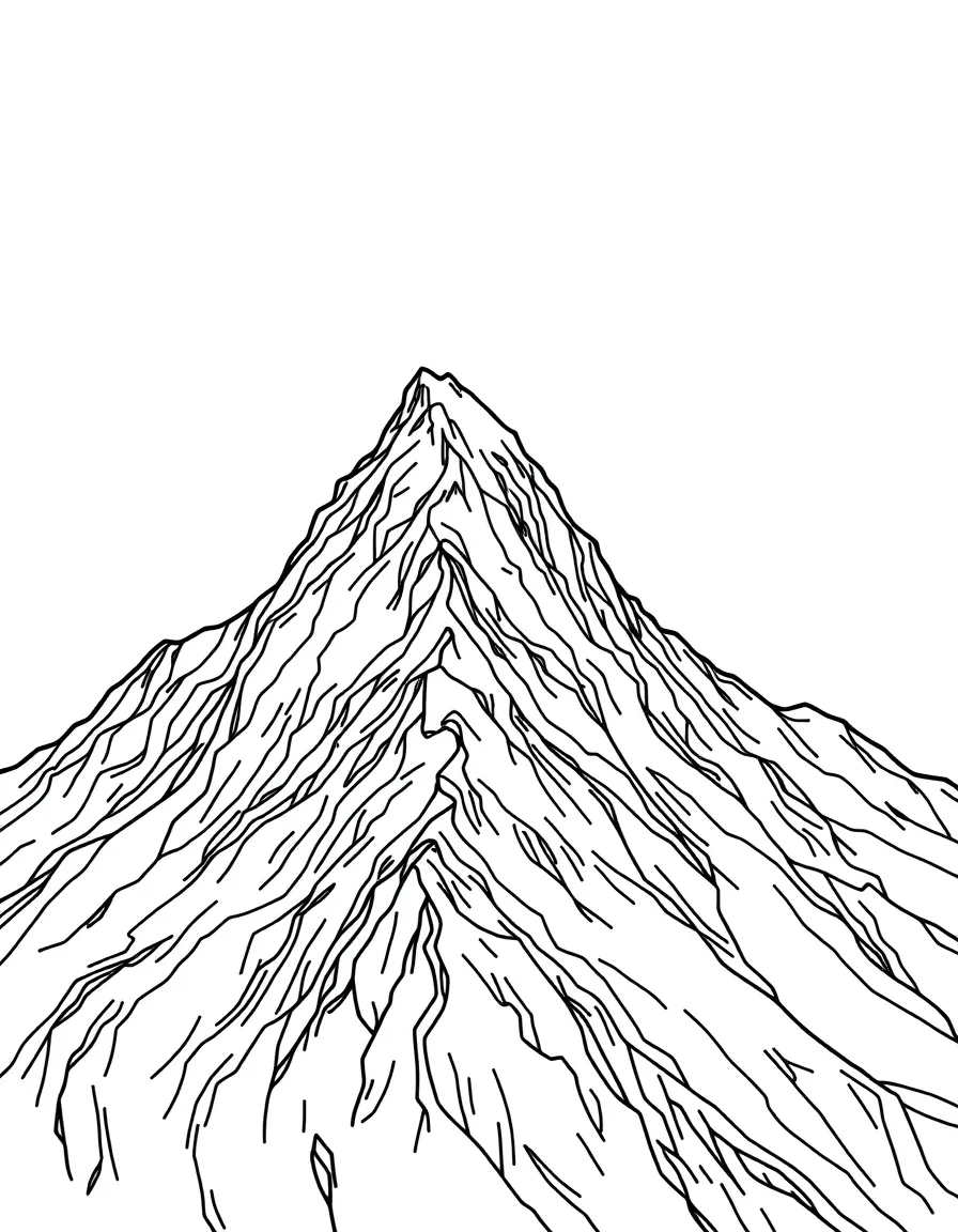 A proud mountain reaching high.