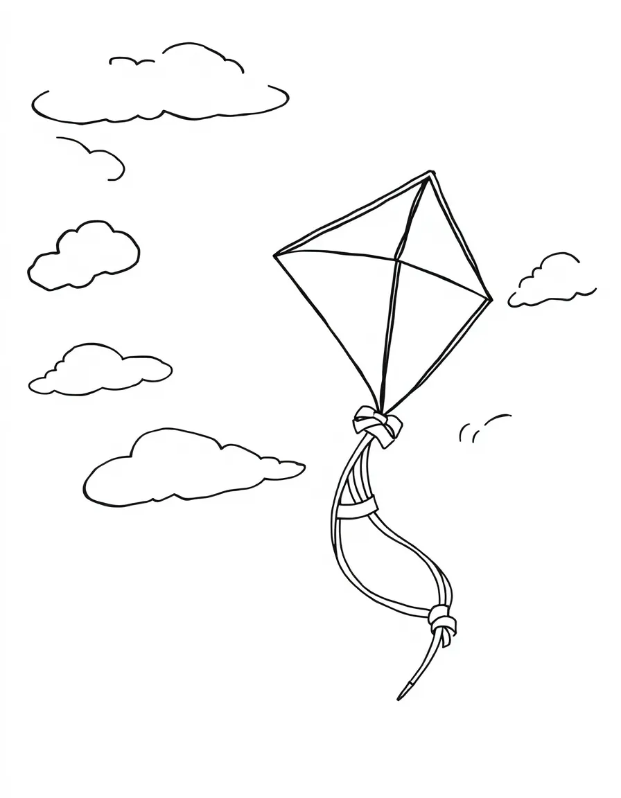 A proud kite flying high.