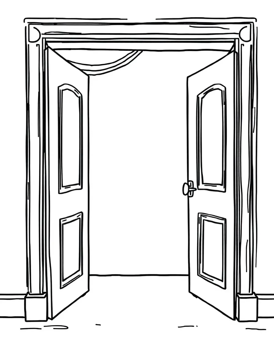 A surprised door opening.