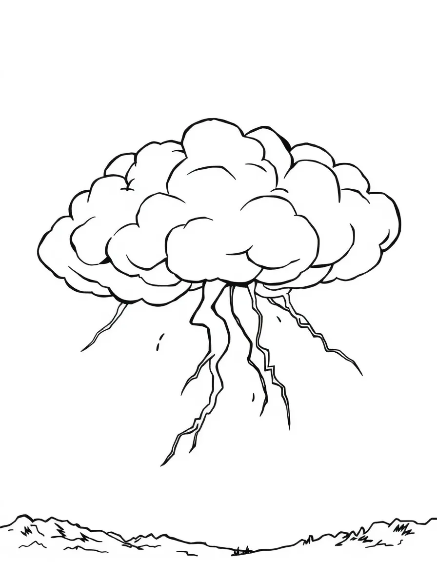 An angry thundercloud rumbling.