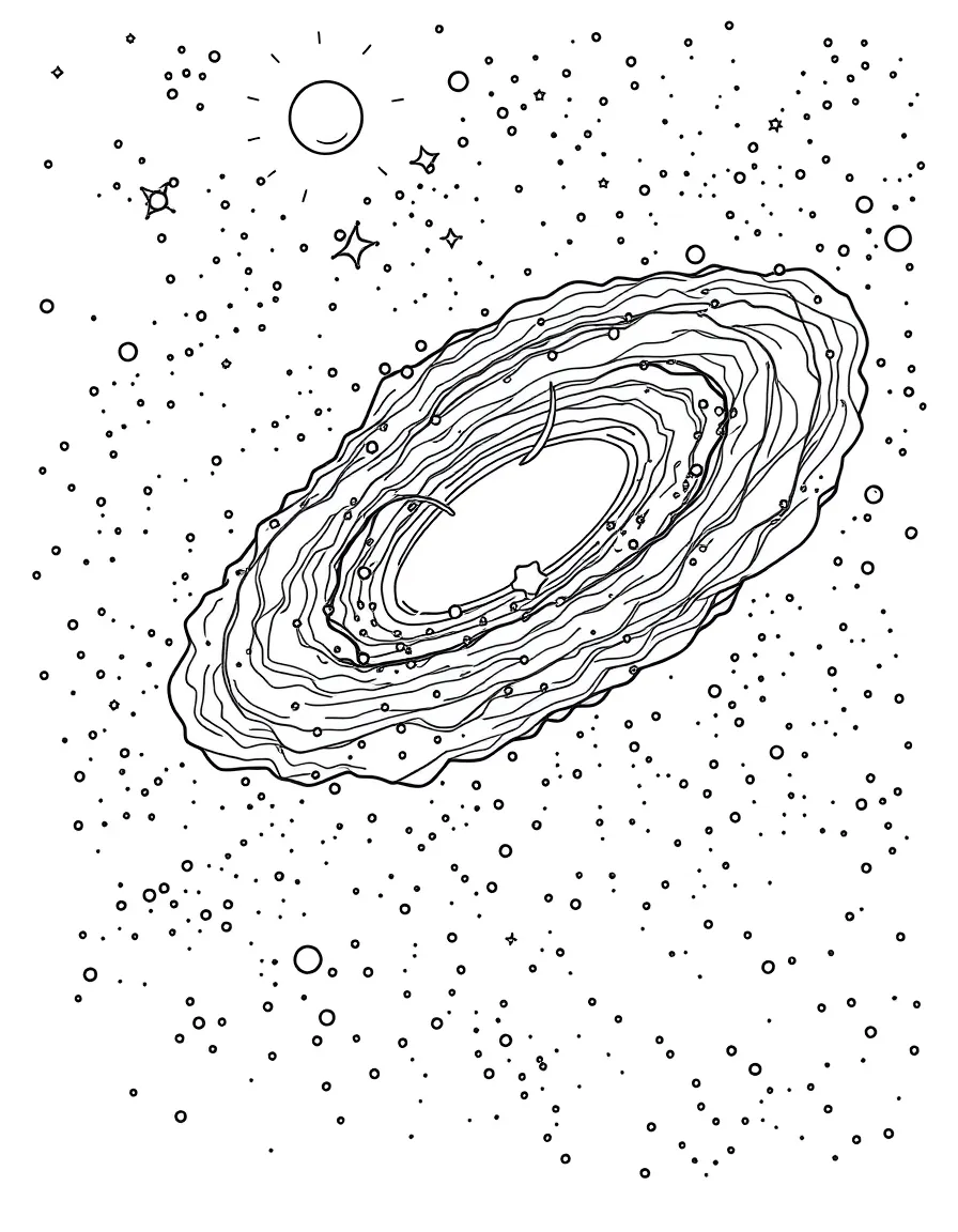 A proud galaxy shining brightly.