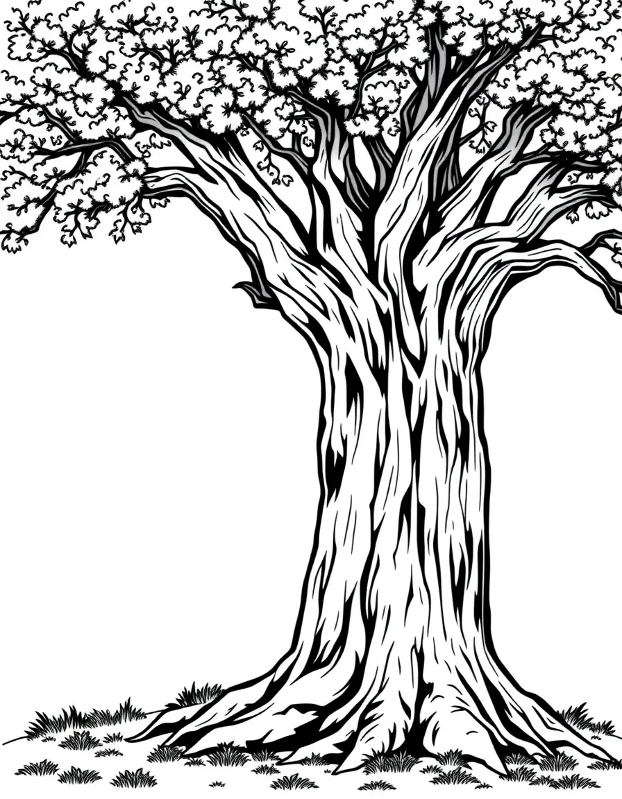 A proud oak tree standing strong.