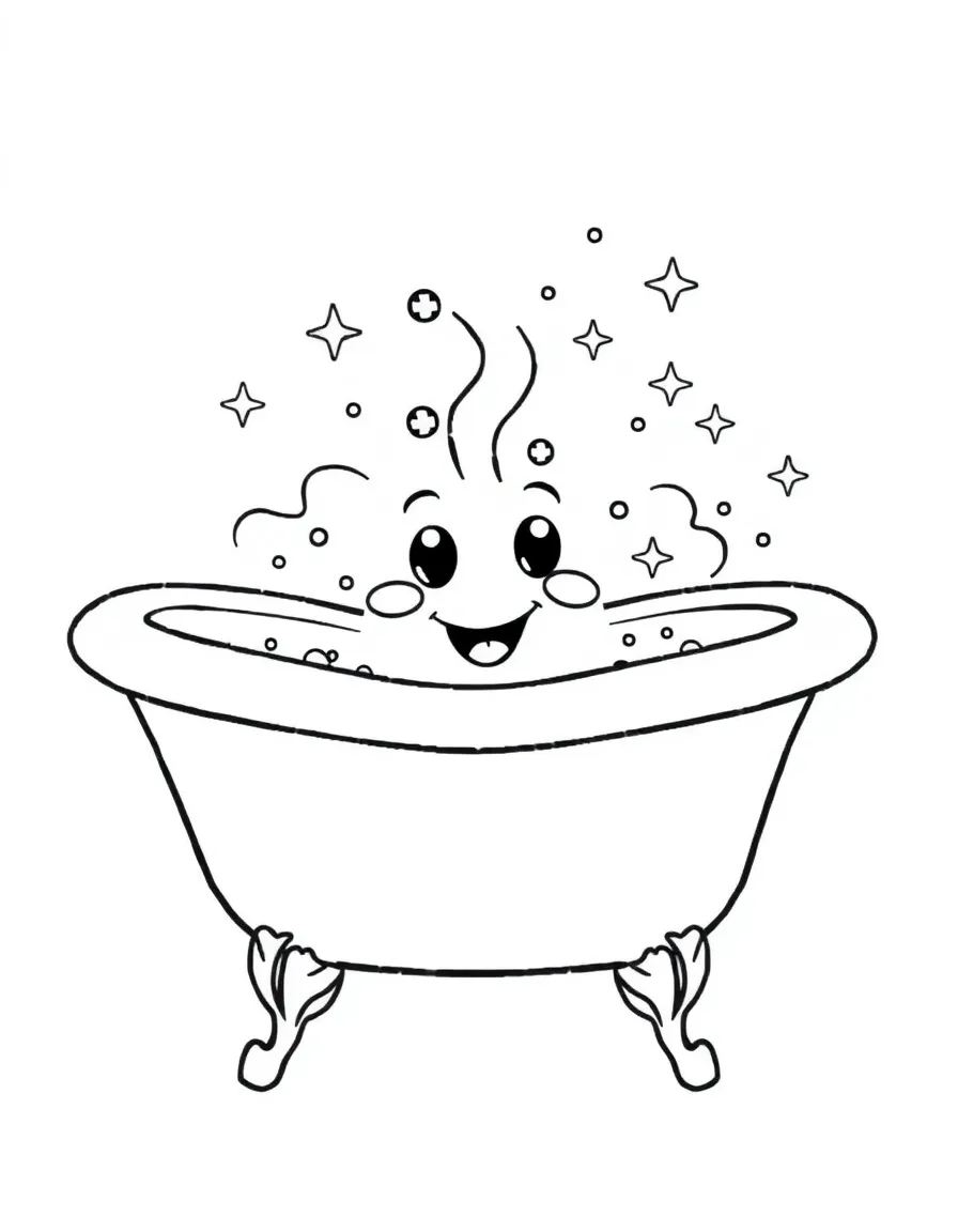 A proud bathtub sparkling.