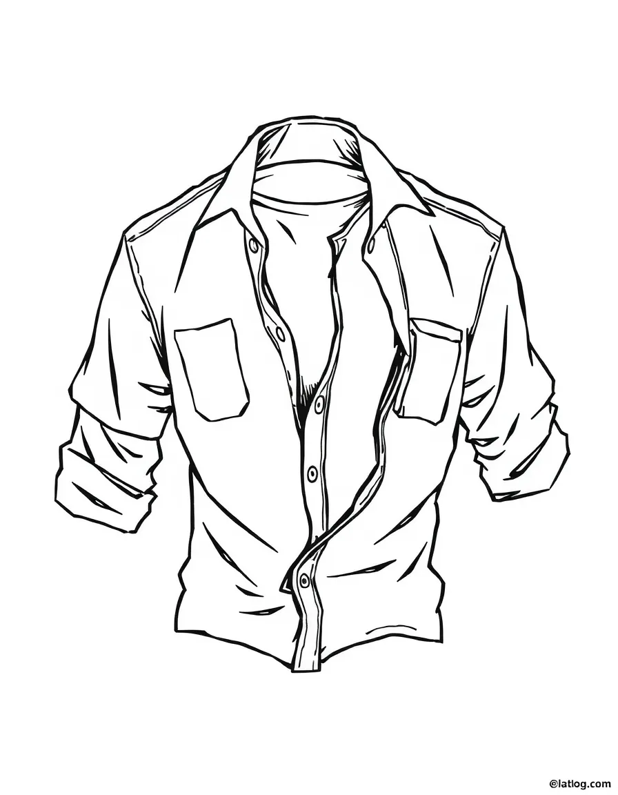 A sad ripped shirt.