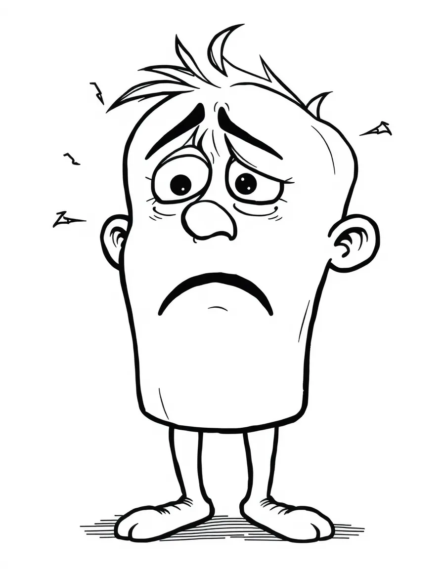 A worried speaker crackling.