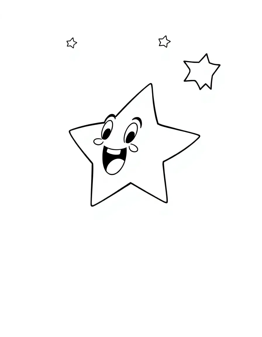An excited shooting star.