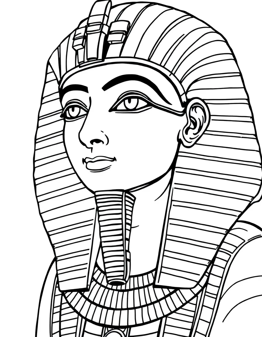 King Tut with his mask