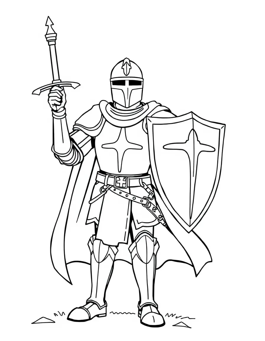 A knight in shining armor