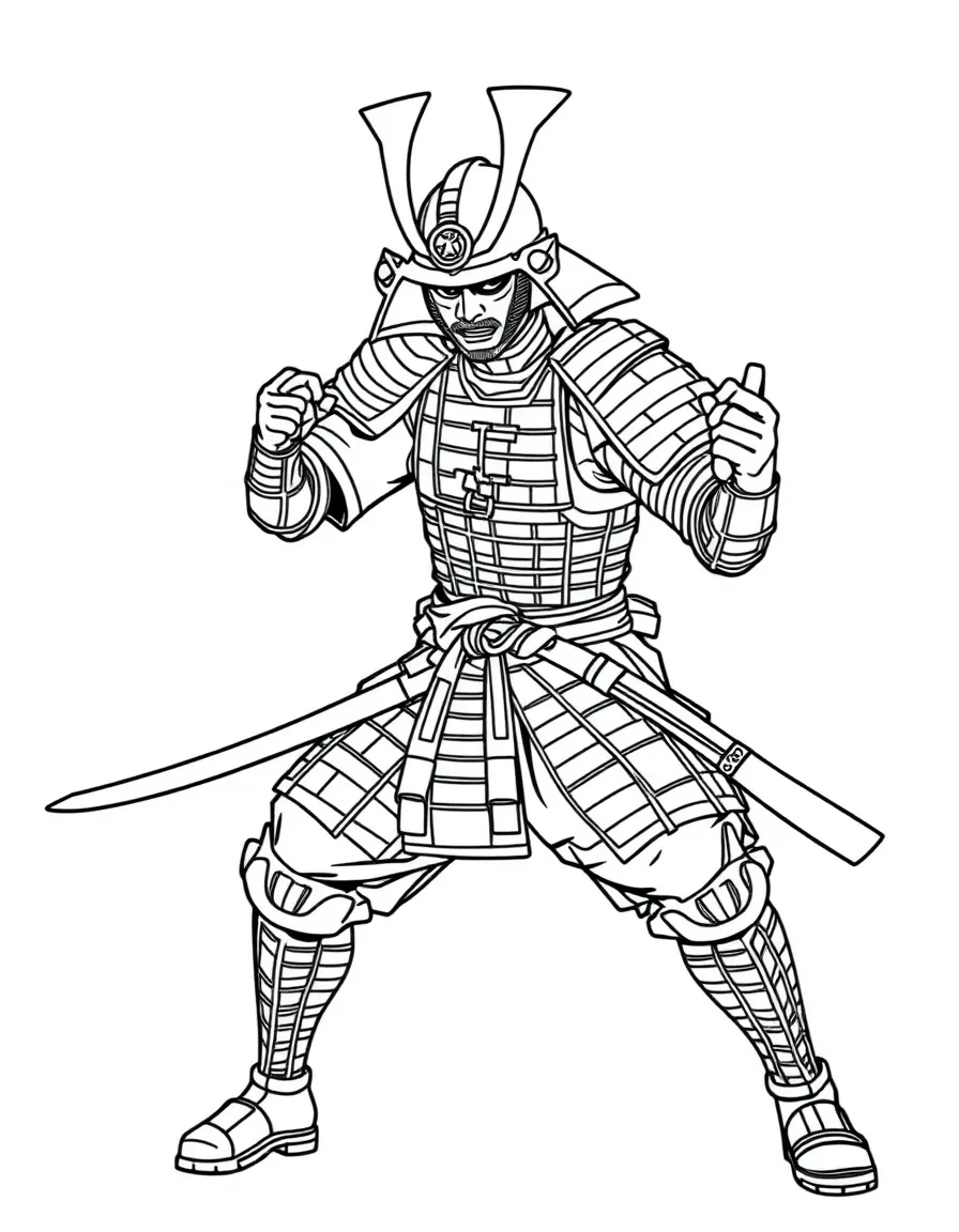 A samurai warrior