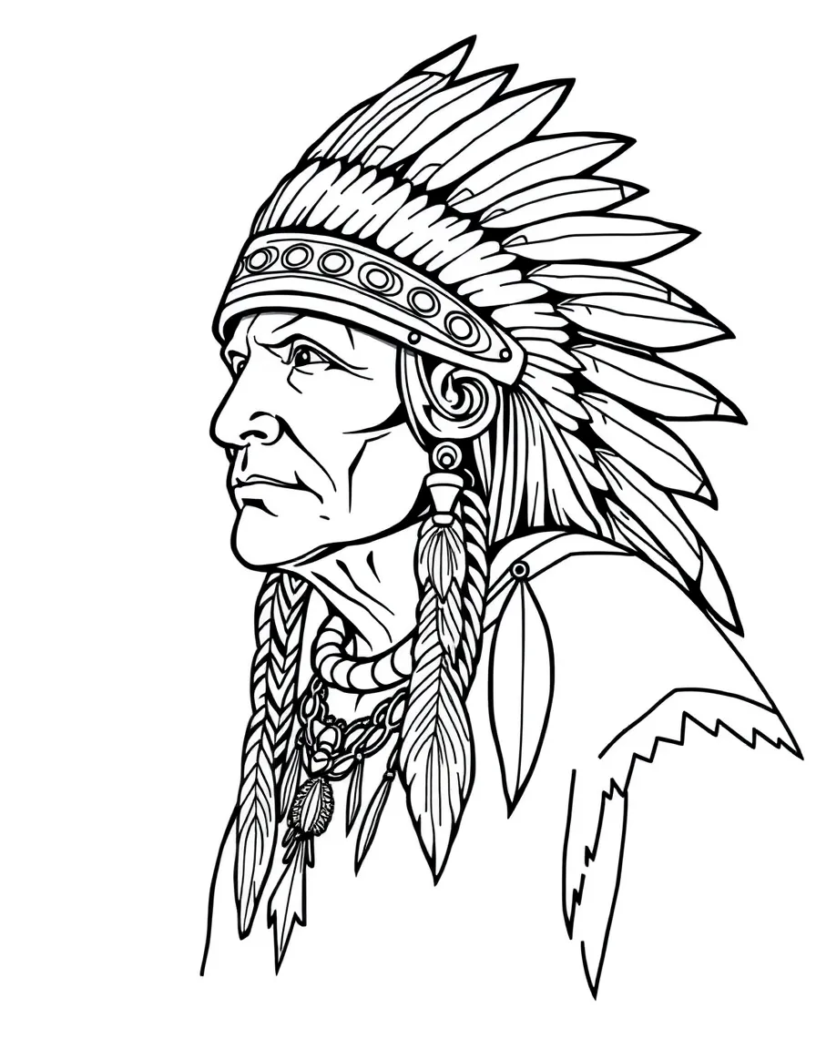 A Native American chief
