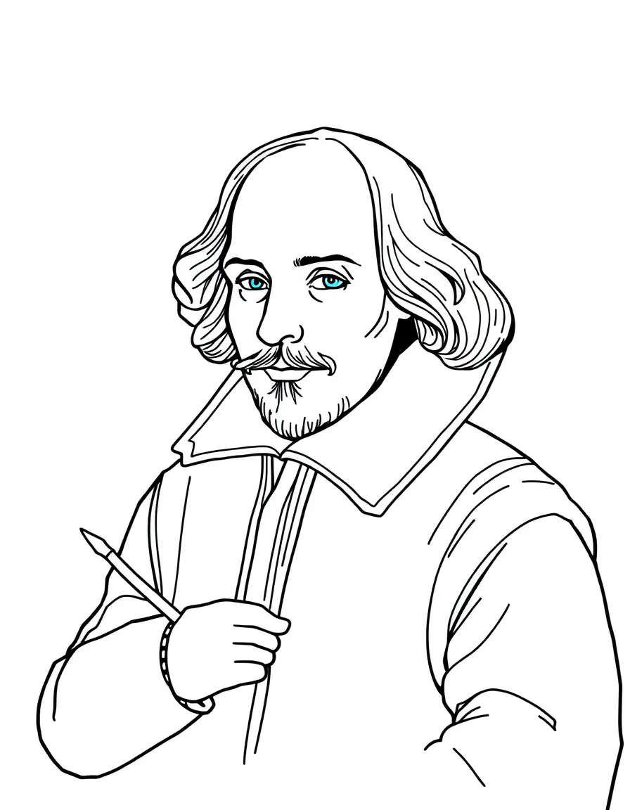 William Shakespeare writing