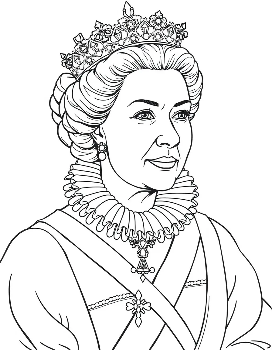 Queen Elizabeth I with her ruff