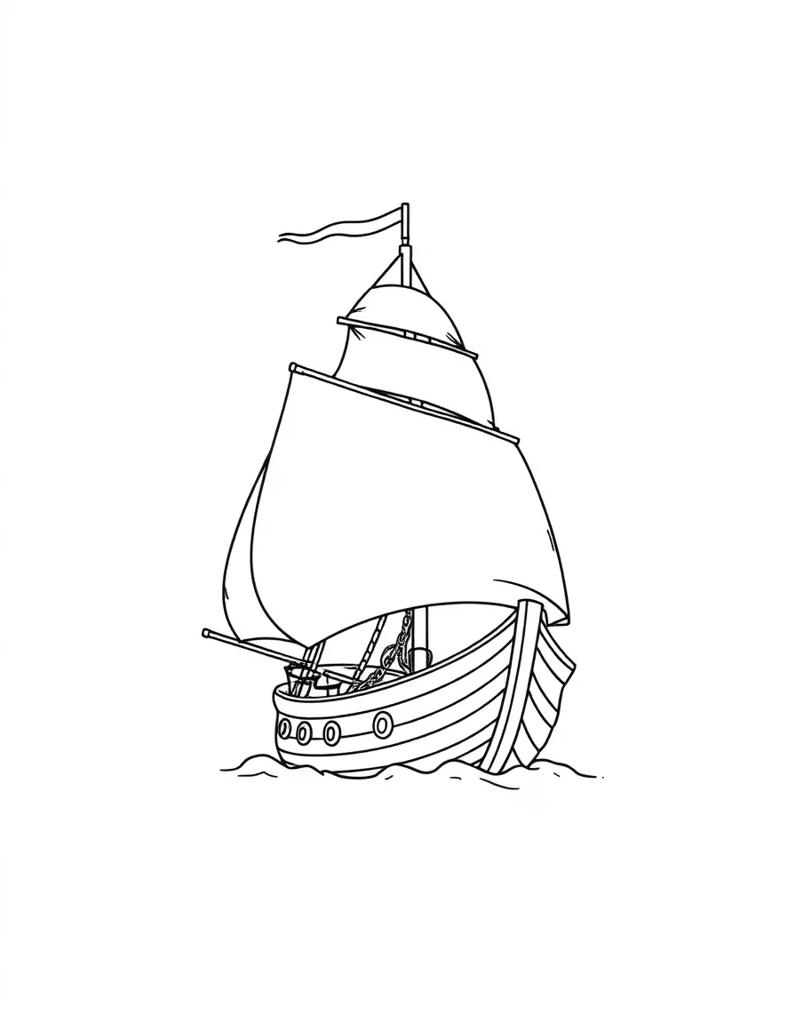 Ferdinand Magellan sailing