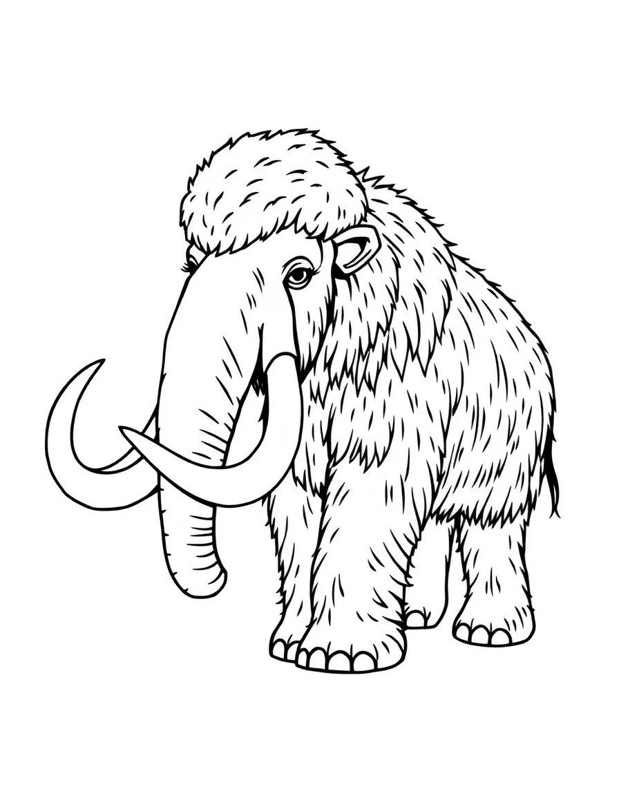 A woolly mammoth