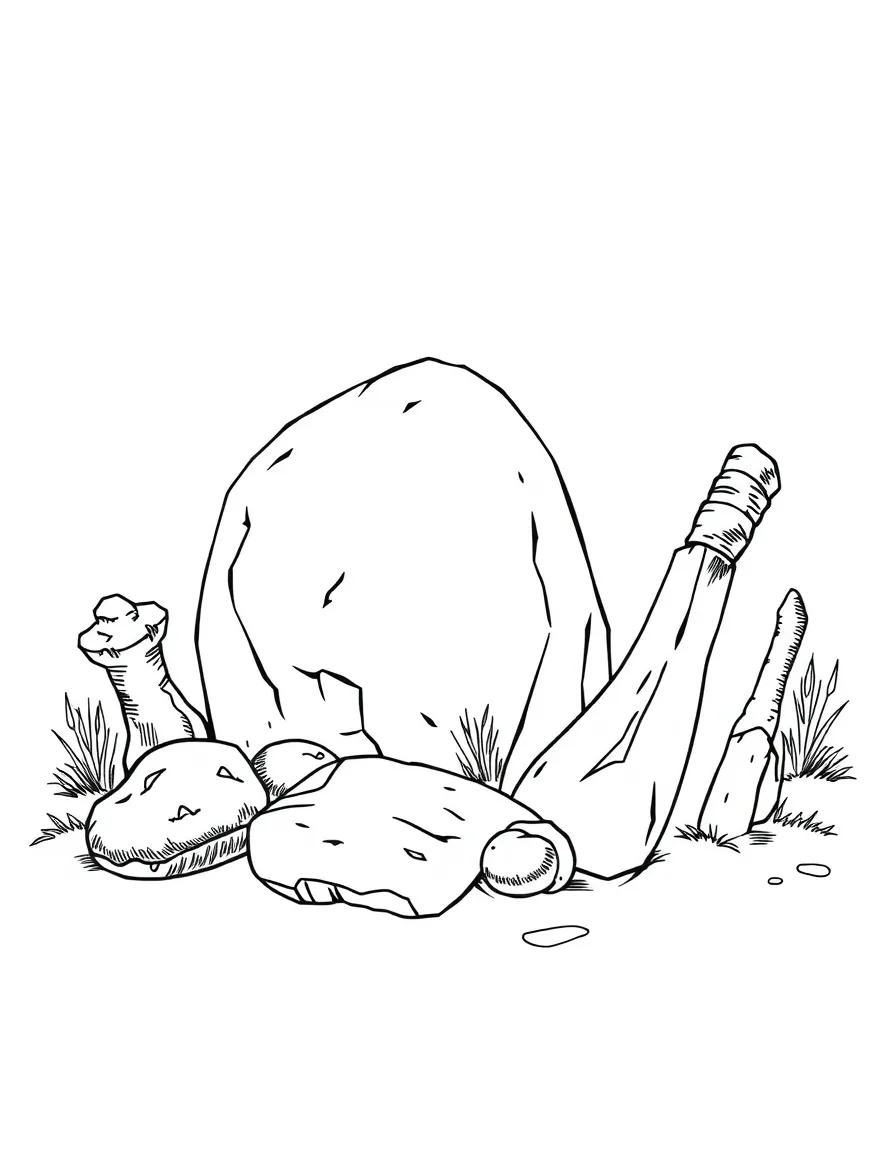 A Stone Age tools