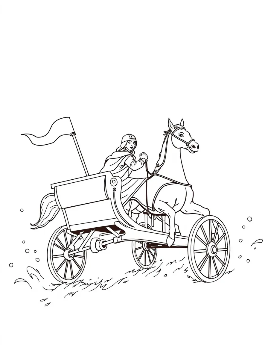 A chariot race