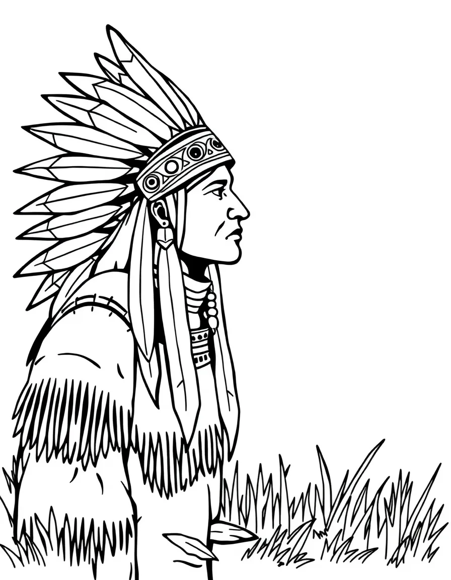 A Native American tipi