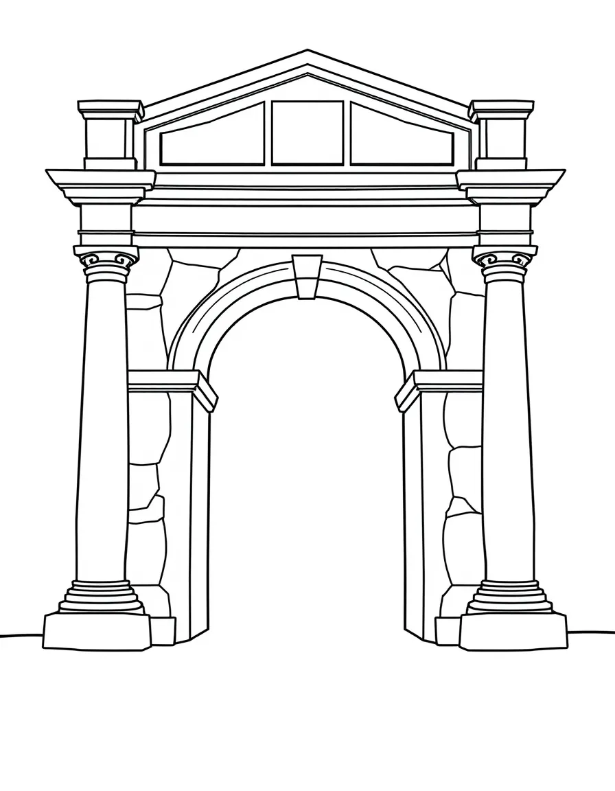 A Roman arch